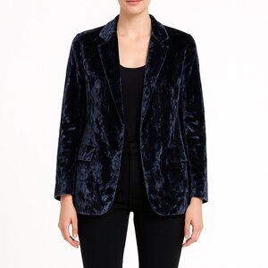 Chelsea28 Purple Velvet Open Blazer S Whimsigoth Indie Sleaze Moody